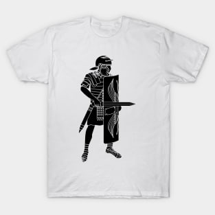 Black Imperial Roman Legionnaire (Small) T-Shirt